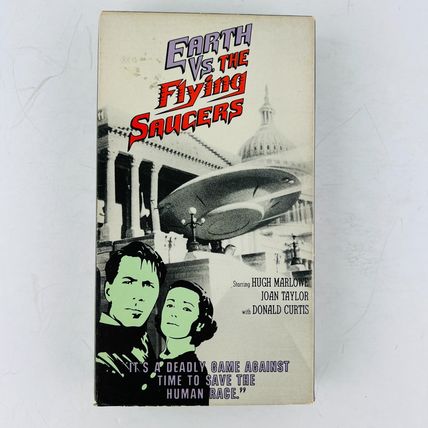 Earth vs the Flying Saucers VHS Video Tape