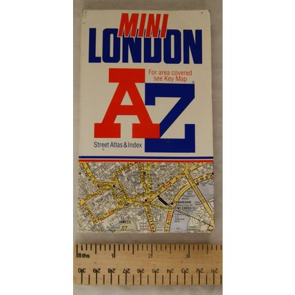 1993 Geographers A-Z Mini Street Atlas & Index for London