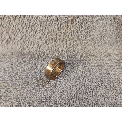 1970 Washington Quarters, Handmade Coin Ring, Size 6 1/2