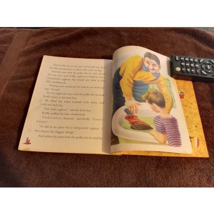 Little Golden Book Scuff The Tugboat (I) Edition FN+ By Gertrude Crampton 1946