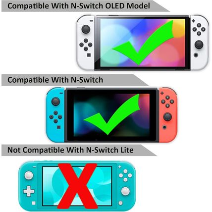 Accessories Kit for Nintendo Switch / Switch OLED Model Games Bundle Wheel Grip