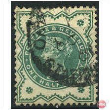 1900 SG213 1/2d Blue Green Fine Used