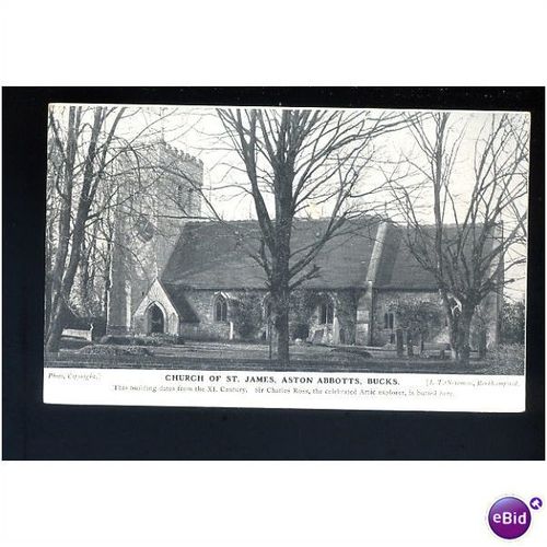 Buckinghamshire ASTON ABBOTTS Church Postcard by Newman