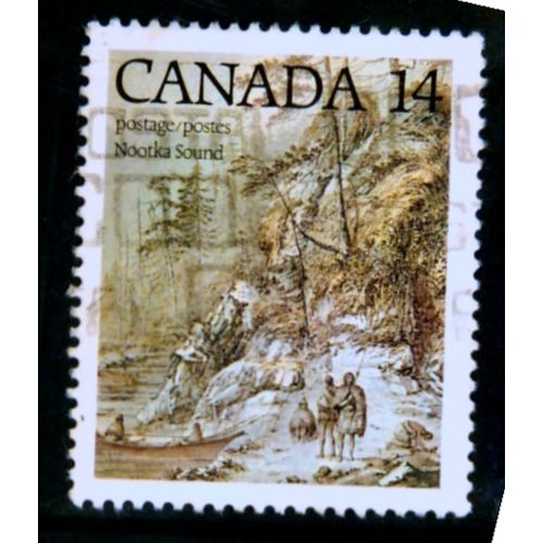 CANADA 1978 14c BICT COOKS THIRD VOYAGE NOOTKA SOUND FINE USED#4