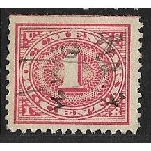 1930's Documentary Stamp - 1 Cent Red - used (o)