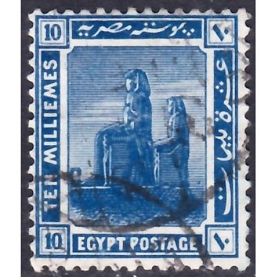 Egypt, 1914 10m Colossi of Thebes, SG 78 (Scott #55), used