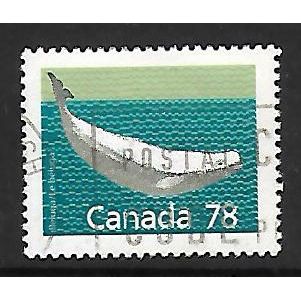 CANADA 1988 CANADIAN MAMMALS 78c WHITE WHALE SG1276 FINE USED