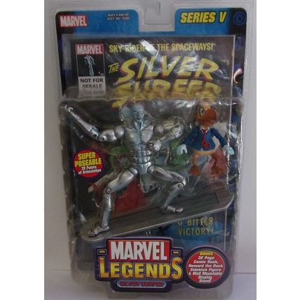 MARVEL LEGENDS ' THE SILVER SURFER with HOWARD THE DUCK action figure (2003)
