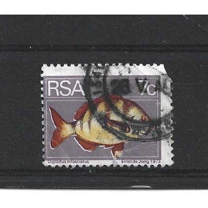 SouthAfrica.SG354 7c Bontrok Seabream.Fine Used.Sep25f