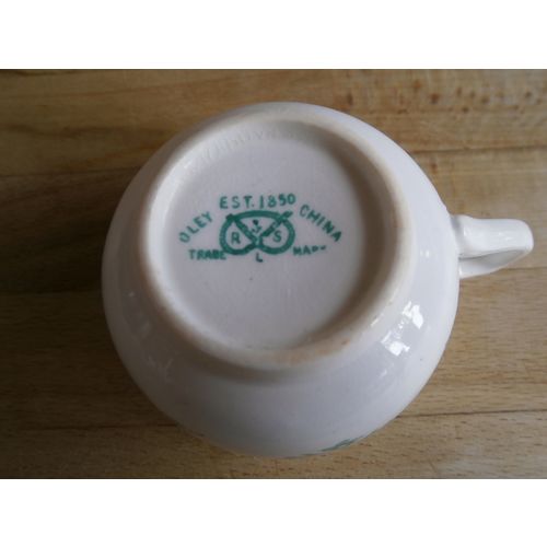 Antique Robinson & Son Foley China Green & White Tea Cup