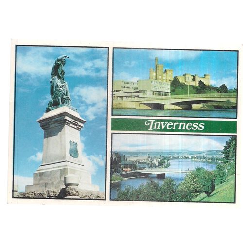 multiview, INVERNESS, SCOTLAND unused postcard by Braemar =
