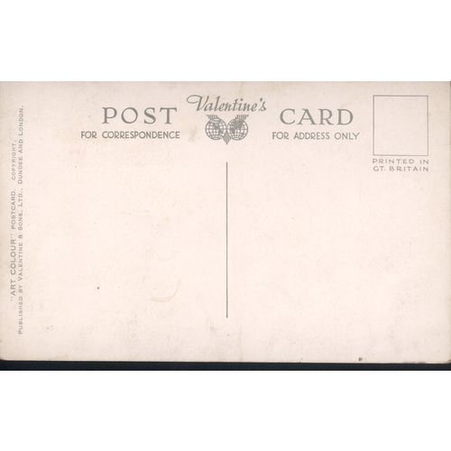 Vintage PC c1962 - Valentine's Unused Map of IOW