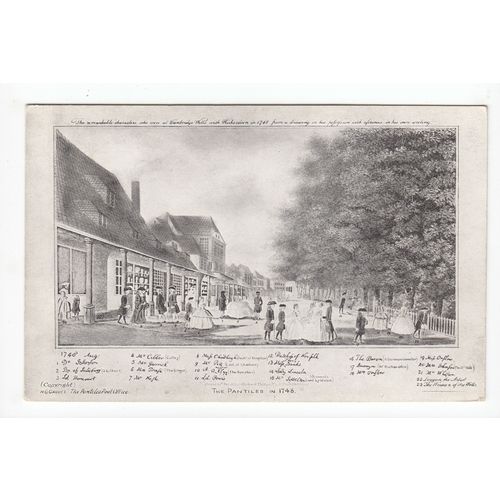 The Pantiles Tunbridge Wells Kent Art Postcard TW8