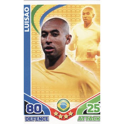 Match Attax World Cup 2010 Luisao Brazil