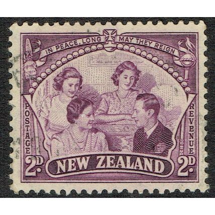 New Zealand 1946 Peace Issue 2d Purple SG670 FU
