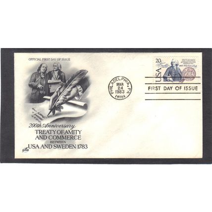 FDC Art Craft 2036 20c Ben Franklin (Cachet-U/A) CV00085