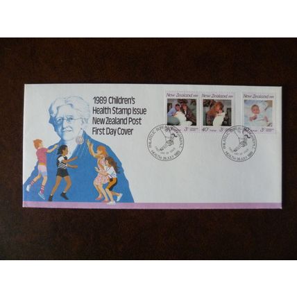 New Zealand 1989 Health Stamps First Day Cover Duke of York Princess Beatrice