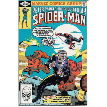 Peter Parker, The Spectacular Spider-Man #57 (1981) *Marvel / Killer Shrike*