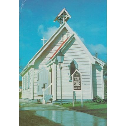 Chapel Of The Good Shepherd Lake Tekapo Phillipstown Christchurch 1898 Postcard