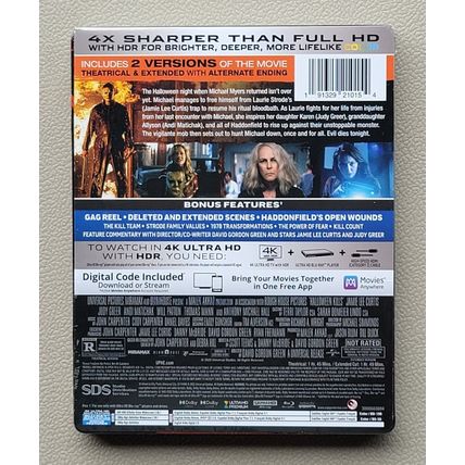 Halloween Kills Best Buy Limited Edition Collectible Steelbook 4K Ultra HD Movie
