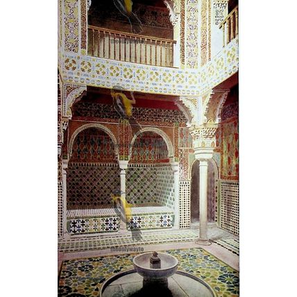 Sala de Reposo Royal Baths, Alhambra, Andalusia, Spain, Modern Reproduction