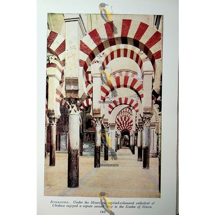 Cordoba, Cathedral, Andalusia, Spain, Book Illustration (Print), c1920