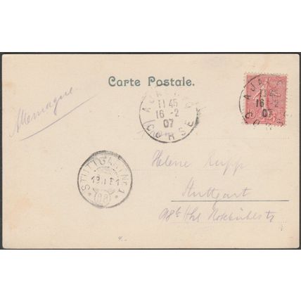 Maison Napoléon 1er, Ajaccio, Corse, 1907 - Hamburg-Amerika Linie CPA