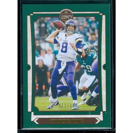 2019 Panini Legacy Green #64 Kirk Cousins 12/100
