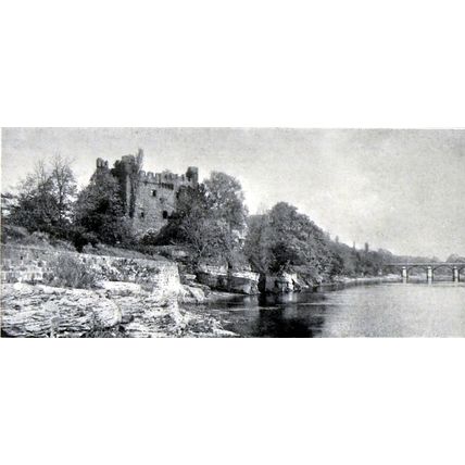BYWELL CASTLE 1893 Northumberland - Henry VI PRINT