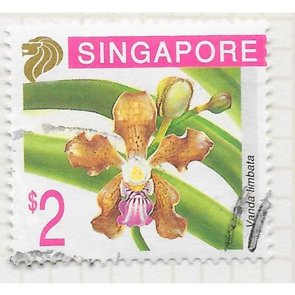 SINGAPORE 1995 STAMP EXHIBITION 95 ORCHIDS Vanda limbata $2 USED