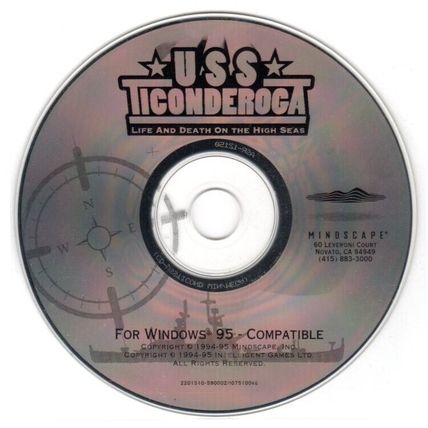 USS Ticonderoga (PC-CD, 1994) for Windows 95 - NEW CD in SLEEVE