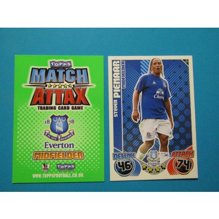 137. Steven Pienaar - Everton - Match Attax 2010/11 Football Card EF1