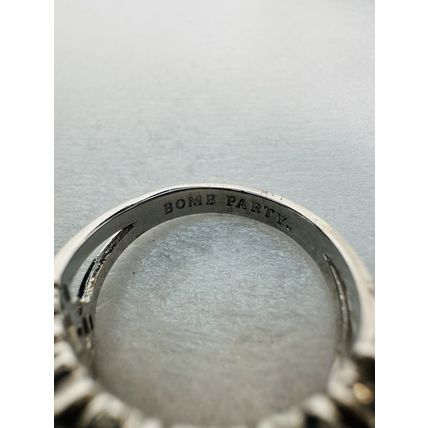 Bomb Party Sz7 Revealed BP Ring Jewelry RBP Rainbow/Colorless Clusters Rhodium P