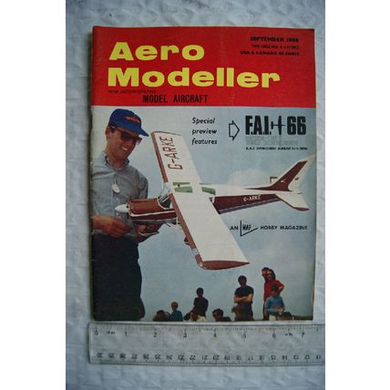 1966 Aeromodeller Magazine - September + Plan