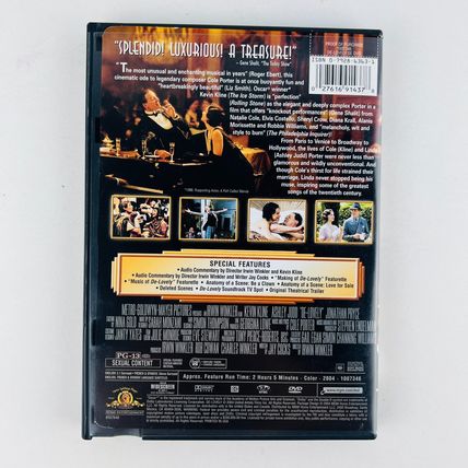De-Lovely - The Cole Porter Story DVD Special Edition Kevin Kline, Ashley Judd