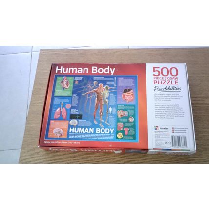 HUMAN BODY Jigsaw Puzzle (500 Large Pieces) Hinkler (2021)