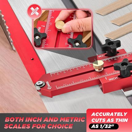 Saker Thin Rip Jig Table Saw Jig Guide, Making Repetitive Narrow Strip Cuts, Fit
