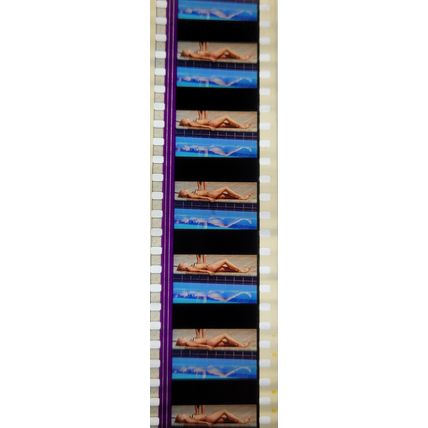 THE SWIMMING POOL PK MTP - b030D . 1 STRIP OF 5 - 35MM - FILM CELLS