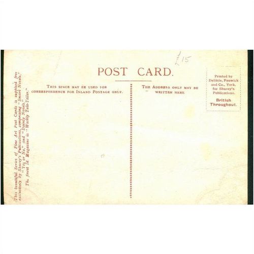 Vintage British Postcard - Pembroke Gardens - Portsmouth, Hampshire