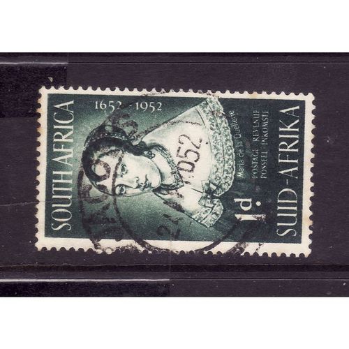 SOUTH AFRICA 1952 1d MARIA DE LA QUELLERIE FINE USED