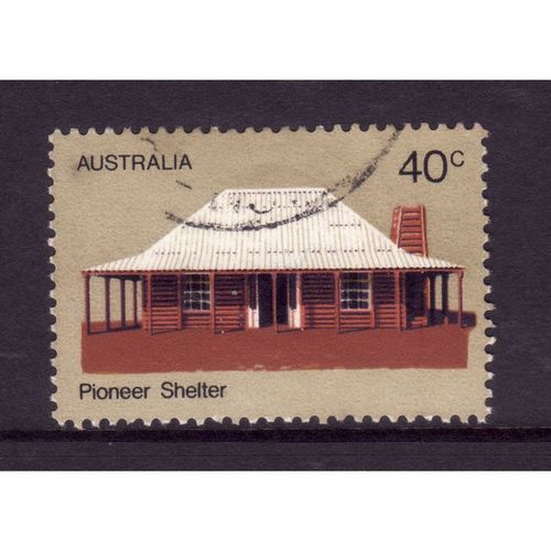 AUSTRALIA 1972 PIONEER LIFE SG 526 40c HOUSE FINE USED#