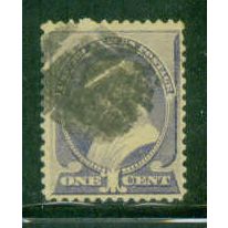 Used 212 1c Benjamin Franklin Barely Clears M01448