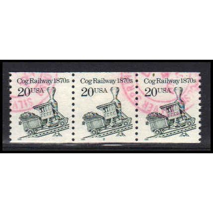 Used 2463 20c Railway Cog Very Fine CPNC 2/3 PA2940