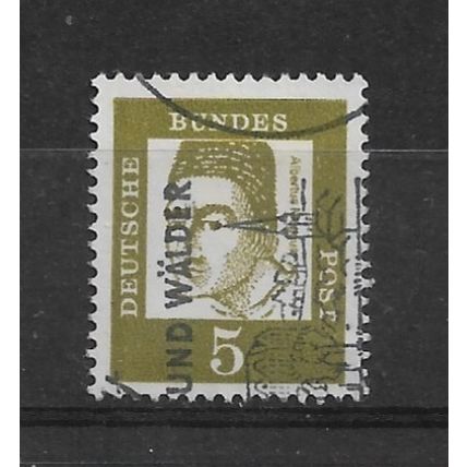 WestGermany.WestBerlin.B194 5pf Magnus (Olive).Fine Used.Nov21