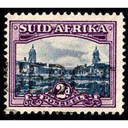 South Africa Suid Afrika 1950 City Buildings 2d Used Stamp