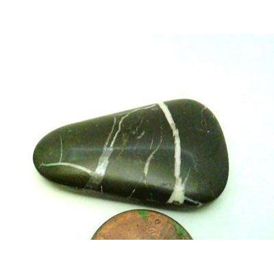Black Septarian Nodule Freeform Gemstone Cabochon 263
