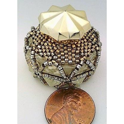Beaded Decorative Collectible Perfume Bottle