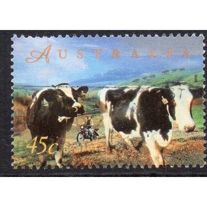 Australia 1998 Farming - Dairy 45c Sheet Used
