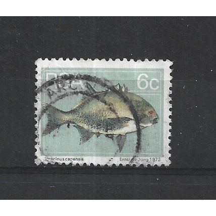 SouthAfrica.SG353 6c Galjoen (fish).Fine Used.Sep25g