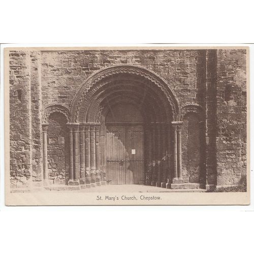 St Mary's Church Chepstow Monmouthshire Postcard